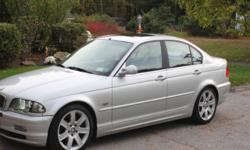 1999 BMW 328i
2ND OWNER / CLEAN CARFAX REPORT
SPORT PACKAGE, LEATHER, MOONROOF,
XENON HEADLIGHTS,172 K MILES, EXCELLENT CONDITION,
MECHANIC OWNED, NEW TIRES / BRAKES, BILSTEIN SHOCKS / STRUTS,
PIONEER APP RADIO W/ BACK UP CAMERA, LED HALO / TAIL AND