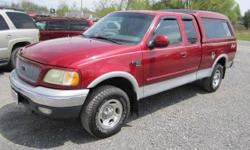 Up for your consideration this just in on trade Carfax certified no issue 1999 Ford F150 Ext 4x4 XLT fully loaded extended cab with four opening doors, power windows,locks,tilt steering and cruise control, factory CD player, Cold AC ,chromed wheels with