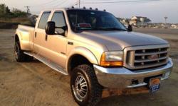 Up for sale is a beautiful early 1999 F 350 Dually 4X4 with the sought after 7.3 liter Diesel and automatic transmission. It is an XLT with a Centurion Vehicles Conversion (better than the Lariet). Having only 92,000 miles she's barely broken in. The