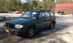 Used Subaru Forester - good running condition - reliable - well maintained - has some rust around passenger wheel well area- otherwise nice clean car -non smoker - has aftermarket stereo w/cd player (pioneer) Great Bad Weather Car -can't beat a Subaru All
