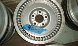 SIlver alloy wheel used