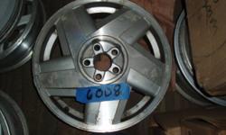 1 Machined and silver alloy wheel used.
WE CAN RECONDITION ANY OF OUR WHEELS TO NEW CONDITION!