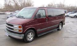 Up for your consideration this just in 8 passenger express van with A REAR WHEELCHAIR LIFT , HANDICAP EXCESSIBLE, THE CHAIR LIFT OPERATES PERFECTLY JUST AS IT IS SUPPOSED TO ... fully loaded with all of the important power options including power