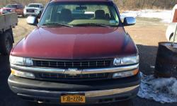 2000 Silverado with 8 foot box 120000 miles.runs and drives good.good tires and brakes.new rear brakes calipers and rotors.new driver side window regulator replaced front wheel bearing.good exhaust. Gets about 17 mpg in city.3900.00 or reasonable offer.