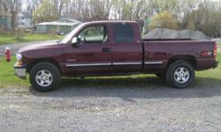 FOR SALE: 2000 Chevy Silverado Extended Cab
4 BRAND NEW TIRES
125k miles
4x4 works great
5.3L engine
Will pass NYS Inspection. We are a dealership - we will be happy to service the truck after the sale. We appreciate the opportunity to do business with!