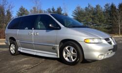 This Dodge Grand Caravan Braun Handicap wheelchair van is fully equipped and it is in great condition for it's year and mileage! The van features a lowered floor and power ramp that works from inside as well as the remote from the outside. The automatic