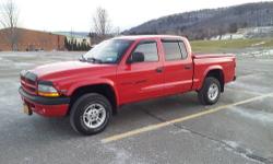 I have for sale a 2000 Dodge Dakota Sport Quad Cab (4 door) 4x4 Pick up with the V8 360 ci (5.9L) Magnum Motor. It has 140,000 miles. It is the 4 door quad cab which is nice and has plenty of room in the back. Truck is in great shape and has been well