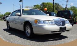 (631) 238-3287 ext.141
Look at this 2000 Lincoln Town Car Cartier. This Town Car has the following options: Color-keyed bumpers/body-side cladding w/chrome inserts, Rear seat center armrest mounted cupholders, Rear-wheel drive, Lights-inc: instrument