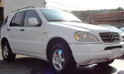 THIS IS A 2000 MERCEDES BENZ ML 320. VERY CLEAN INSIDE OUT NO NOTICEABLE DENTS AT ALL BEAUTIFUL CAR WELL WORTH IT'S MONEY. 160K MILES TIRES ARE LIKE NEW & DRIVES LIKE NEW. FOR FURTHER INFORMATION CALL 845 693 4955