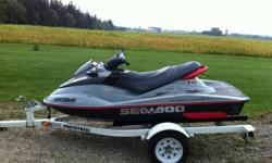 2000 Sea Doo RX DI(direct inject}Jet Ski. Millennium Edition with 951cc 130 HP motor/Low hrs
**With Trailer**
****Excellent Seadoo for family fun***
*Length 112.3 in. / 285 cm
Width 47 in. / 120 cm
Height 41.0 in. / 104 cm
Dry Weight 606 lbs. / 275 kg