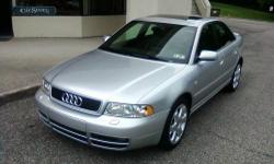 YES : 6-speed manual transmission !! Call Greg Arnold @ 914-456-1215 at The Car Store of Poughkeepsie Well maintained and 95% stock vehicle and best of all "CLEAN & ACCIDENT FREE CARFAX & AUTOCHECK HISTORIES". Carfax fully documented Audi dealer service