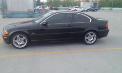 I am selling my 2001 BMW 325CI. 5 speed Manual transmission,
The car is in great condition and runs like new.
It was always parked in a garage and only has 88,500 miles which are highway miles.
Very well taken care of , Mobil 1 synthetic oil change every