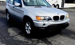2001 BMW X5,3.0L,6 cylinders,Premium Package,AWD,Automatic transmission,Tiptronic,has 2 owners only and a clean Carfax,No accidents,Traction Control,ABS,AC,Power windows,Power locks,Alarm system,Cruise control,Integrated Phone option,,Power