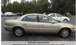 Only 85000 Original Miles on this clean & well maintained 2001 Buick Century Limited 4Dr Sedan. Automatic transmission with a 3.1 Liter V-6. Driver & passenger air conditioning controls, keyless entry, daytime running lights, illuminated visor vanity
