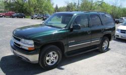 Up for your consideration this just in two owner Carfax certified 2001 Chevrolet Tahoe 4x4 Lt edition with true 8 passenger seating with third row seating, front and rear heat and AC, autotrac electronic shift on the fly four wheel drive, aluminum wheels