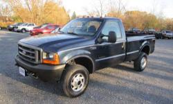 Up for your consideration this just in 2001 F350 XL regular cab 4x4 with fords mighty 7.3 powerstroke diesel engine, and automatic transmission,, floor shift four wheel drive, 8 foot box.. and four brand new Firestone tires just recently installed... this
