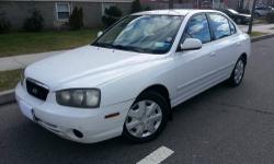 2001 Hyundai Elantra GLS (Automatic) for sale. The color is Nordic White and it's a 4-door. The car is very clean and has always been well taken care of. The vehicle is currently located in Bayside, Queens (NY). It has a clean title & has never been in an