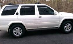 2001 Nissan Pathfinder
Great Condition
Never Been In An Accident
Clear Carfax
Rides smooth and there are no problems with it.