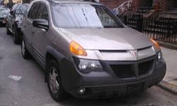 Selling my 2001 Pontiac Aztek SUV..The car runs great, everything works, the engine and tranny are very strong. This car is an All Wheel Drive. 3.4L V6
- All wheel drive
- A/C and HEAT Perfect
- Strong engine and tranny
- new brakes
- new tires
-Alloy