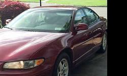 Condition: Used
Exterior color: Red
Transmission: Automatic
Fule type: GAS
Engine: 6
Drivetrain: FWD
Vehicle title: Clear
Body type: Sedan
Warranty: Vehicle does NOT have an existing warranty
DESCRIPTION:
For sale I have a 2001 Pontiac Grand Prix GT