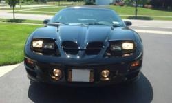 Pontiac trans am WS6 convertible in mint (like new) condition. Black original paint and black top, not a scratch on the car. Auto transmission. You will not find a convertible WS6 in better condition. This will be a collectors car and will retain its
