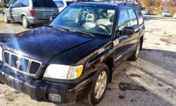 2001 SUBARU FORESTER
Runs like new
Clean inside and out
Power windows and locks
Big Sunroof
All leather seats
Just had an oil change and inspection
Ready to go
4350 obo!