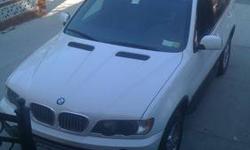 Hi I have a gorgeous X5 4.4i good condition white with black leather interior drives very smooth recently did oil change and changed brakes doesn't need anything only to turn the key and drive has a little hit on the back bumper not that noticeable