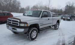 Up for your consideration this just in Autocheck certified no issue 2002 Dodge Ram 2500 SLT equipped 8 foot box extended quad cab four by four.... This one has the lowest mileage of any we have seen in quite some time... fully loaded with power
