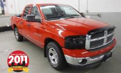 ***HAS THE BIG & BULLETPROOF V-8***dont settle for the weak 4.7LRam 1500 ST Quad Cab, Magnum 5.9L V8 SMPI, very hard to find motor! CLEAN VEHICLE HISTORY....NO ACCIDENTS!, NEW BRAKES, ONE OWNER, and VALUE LINE. Red Hot! Crew Cab! THIS VALUE LINE VEHICLE