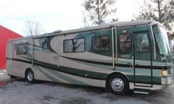 This is my beautiful 2002 Holiday Rambler Imperial 38' diesel motorhome. You can research on the web what the Imperial 39.6' PBD came with standard & I will list all the options that were installed at the factory at the time this coach was built new. The