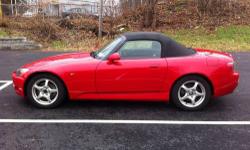 Honda truly designed and built a beautiful piece of machinery when they created the AP1 S2000. This is a clean low-mileage example, which are getting harder & harder to come by these days. The car has a true sports car feel when driving it, while still