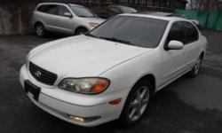 2002 Infiniti I 35 3.5 LEATHER MOONROOF $3995
Leather Power Heated Seats FULL POWER, DUAL AIRBAGS, AM/FM/CASS/CD Fully Loaded ABS BRAKES, LEATHER F/R HEATED SEATS, MOONROOF, ALLOYS, LEATHER INTERIOR , Tilt, Cruise, Dual Air Bags, Heat and A/C, Digital