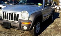 2002 Jeep liberty Sport 4wd,6 cylinders,123k miles,Silver Color,very clean and well maintained,power windows,Fog lights clean interior,New windshield,recent tune up.
Asking $4350.Serious buyers only call 845-545-4969
