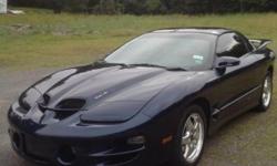 This 2002 Pontiac Firebird/Trans AM with WS6 technology is an EXCELLANT buy. It has VERY LOW MILES. ONLY 26,652!! This car is in great condition. It has a six speed transmission with a 5.7L V8. Engine bay is very very clean. NO rust what so ever. Has the