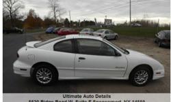 Great car with low miles. 2002 Pontiac Sunfire Se 2dr Coupe with a 2.2 Liter 4 Cylinder. Automatic transmission, air conditioning, power windows, locks, cruise control, tilt wheel, dual outside mirrors, keyless entry with remote start, anti - theft,