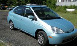 FOR SALE: 2002 Toyota Prius (Hybrid)
Gas and Electric Hybrid
166,000 miles
Gray Interior
Compact Disc Player
Front-Wheel Drive
Automatic Transmission
No rust!
Will come New York State Inspected ready!