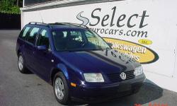 Hard to find stick shift, low mieage Jetta wagon in Blue!.Payment as low as 192.36 per month with approved credit-tax and reg down. Ask about our Service Contracts which protect you up to 5 years-total 100k miles. 5SPD, Alarm, Rear Trunk Release,Cup
