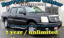 **Get a FREE 2 Year Unlimited Mileage Warranty!!**
Get all the luxury you want and more for a great price this Winter!! This Escalade has it all and more; the miles are right, and its loaded up with power windows, locks, sunroof, heated leather power