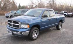 Up for your consideration this just in Carfax certified 2003 Ram1500 SLT Crew Cab 4x4 with SLT equipment package, power windows,locks,tilt steering and cruise control, Factory premium infinity sound system with CD and cassette, AC, chromed wheels with