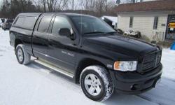 Up for your consideration this just in 2 owner Carfax certified 2003 Ram 1500 SLT with sport package, fully loaded including dodges mighty 5.7 Hemi engine, with automatic transmission, Dark Charcoal power cloth bench seating, power windows,locks, tilt