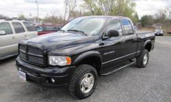 Up for your consideration this just in and in very good condition Carfax certified no accidents or damage or rust 3 owner 2003 Dodge Ram 2500 Laramie sport edition Crew Cab 4x4 with all available options including infinity Uplevel CD with factory