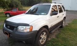 2003 Ford Escape XLT, runs great, 4x4, automatic, sunroof, leather interior, cold A/C & hot heat, CD player, automatic start keychain, good tires, towing package, 211k miles, minor rust (see pictures), $2750/OBO.
Please call (845) 489-8305 for more