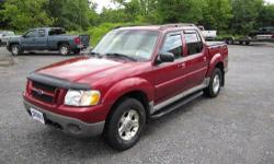 Up for your consideration this just in 2 owner carfax certified no issue 2003 Ford Explorer Sport trac edition, fully loaded with dual power heated leather bucket seating , power windows,locks,tilt steering and cruise control, CD and cassette, aluminum
