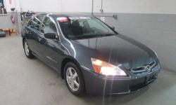 *****CarFax One Owner!****, NEW BRAKES, and NEW TIRES. Accord EX-L, 4D Sedan, 3.0L V6 SOHC VTEC 24V, 5-Speed Automatic with Overdrive, FWD, LeatheR. If you demand the best things in life, this wonderful 2003 Honda Accord is the one-owner car for you.