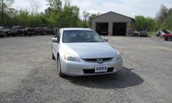 Up for your consideration this just in Carfax Certified 2003 Honda Accord LX, four door sedan with power windows and locks, has the 2.4l l4 engine and is front wheel drive. This car is priced to sell, and with a four year unlimited platinum-Ã¡ mileage