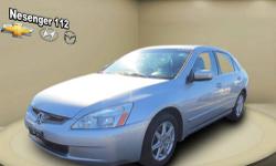 This 2003 Honda Accord Sedan is in great mechanical and physical condition. This Accord Sedan has 76,433 miles. With an affordable price, why wait any longer?
Our Location is: Chevrolet 112 - 2096 Route 112, Medford, NY, 11763
Disclaimer: All vehicles