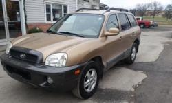 2003 HYUNDAI SANTA FE
V6 4 wheel drive
Runs like new
No problems. Just had it inspected and also got an oil change.
There's no check engine lights
A/c and heat, has power windows and locks.
Newer tires and brakes
4900 obo