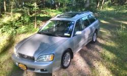2003 Subaru Legacy L Wagon $6700
CarFax Available from Seller
Relatively low mileage: 109k
AWD, Automatic transmission, 4-door, sunroof, AC
Just inspected, runs great, maintained under dealer's warranty.
Terrific car for everyday use, or for weekend