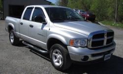 Up for your consideration this just in 1 owner Carfax certified 2004 Dodge Ram 1500 SLT Crew Cab 4x4 equipped with dodges mighty 5.7 Hemi V8 engine with smooth shifting automatic transmission, fully loaded including power driver seating , power