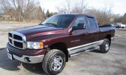Up for your considerationt this just in and super nice 2004 Ram 2500 SLT Crew With an NADA suggested retail price of 15750 BRING US YOUR BEST CASH OFFER, NO DISSAPOINTMENTS,-Ã¡ Fully loaded remote keyless entry, power windows,locks,tilt steering and cruise